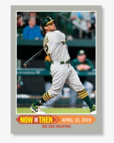 Khris Davis 2019 Heritage High Number Now And Then - First-class Cricket, HD Png Download, Free Download