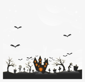 Horror Vector Background - Trick Or Treat Background, HD Png Download, Free Download