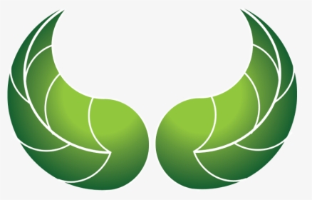 Leaf Wings - Green Shades - Water And Leaf Logo, HD Png Download, Free Download