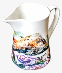 Milk Jug In Rambling Rose Design - Ceramic, HD Png Download, Free Download