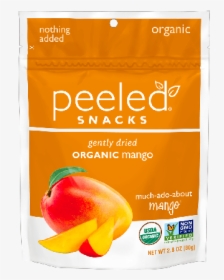Peeled Snacks Organic Mango Strips Dried Fruit,, HD Png Download, Free Download