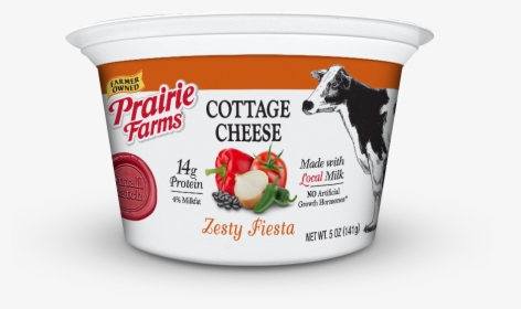 Cottage Cheese Snack Cup, Zesty Fiesta - Prairie Farms, HD Png Download, Free Download
