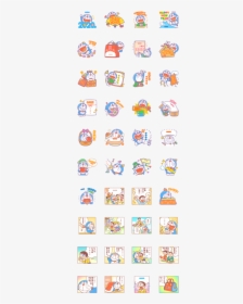 Custom Doraemon New Year"s Gift Stickers Line Sticker, HD Png Download, Free Download