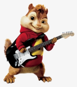 Alvin With His Guitar - Poster Alvin And The Chipmunks 2007, HD Png Download, Free Download