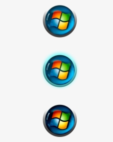 Windows 7 Start Button Small, HD Png Download, Free Download