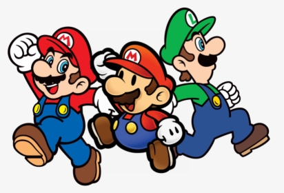 Mario With Friends Image - Mario And Paper Mario, HD Png Download, Free Download