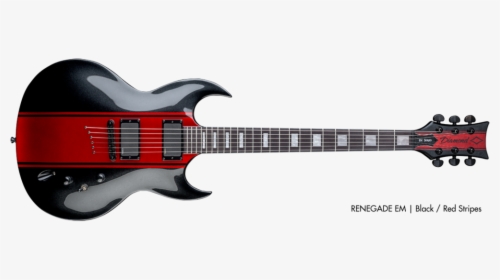 Red And Black Guitar Png, Transparent Png, Free Download