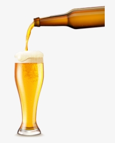 Beer Bottle And Glass Png, Transparent Png, Free Download