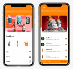 Alcohol Delivery Mobile App - Super Delivery App, HD Png Download, Free Download
