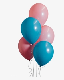 Pink And Blue Balloons Png, Transparent Png, Free Download
