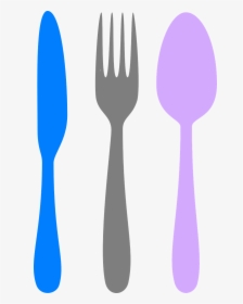 Knife Fork Spoon Silverware Png Image - Cutlery Clipart, Transparent Png, Free Download