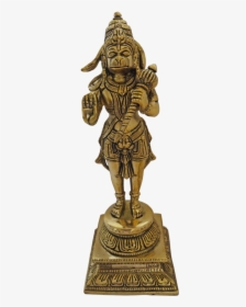Brass Standing Lord Hanuman Statue, 4 X 10 Inch, Vgo - Statue, HD Png Download, Free Download