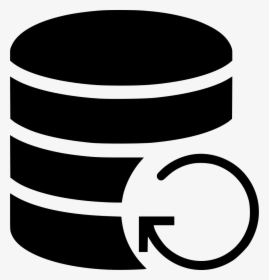 Refresh Database - Database Vector Black White, HD Png Download, Free Download