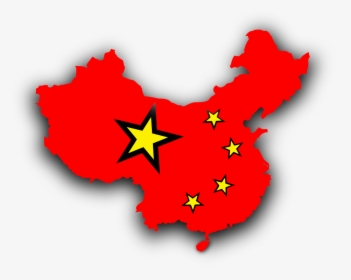 China Map Outline Flag, HD Png Download, Free Download