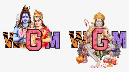 The Wgm With Various Hindu Gods And Goddesses - Hanuman Hd Wallpapers Sitting, HD Png Download, Free Download
