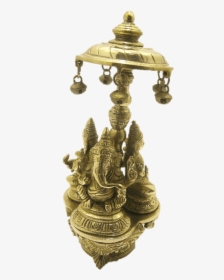 Buy Muccasacra Brass Revolving Statue Of Laxmi, Ganesh, - Brass, HD Png Download, Free Download