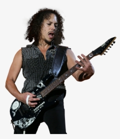 Kirk Hammett Png - Kirk Hammett Black Guitar, Transparent Png, Free Download