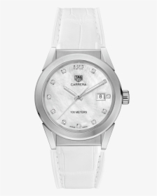 Tag Heuer Carrera Quartz - Tag Heuer Watch White, HD Png Download, Free Download