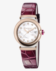 Bvlgari Lvcea Watch Leather, HD Png Download, Free Download