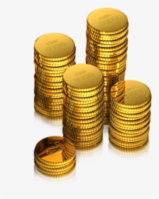 Become A Partner - Transparent Background Stack Of Gold Coins, HD Png Download, Free Download