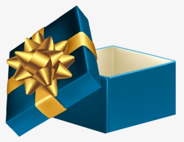 Download Blue Open Gift Box Clipart Png Photo Transparent - Open Gift Box Transparent Background, Png Download, Free Download