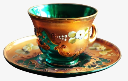 Ornamental Tea Cup - Drink, HD Png Download, Free Download