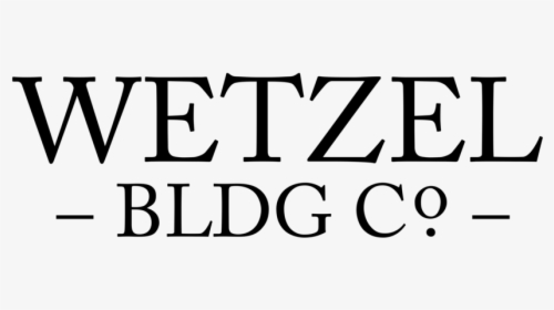 Wetzel Building Co - Black-and-white, HD Png Download, Free Download