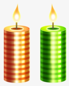 Two Christmas Candle Png Image - Candles Png, Transparent Png, Free Download