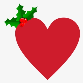 Ftestickers Heart Christmas Love Happy Red Green Holida - Christmas Heart Clipart, HD Png Download, Free Download