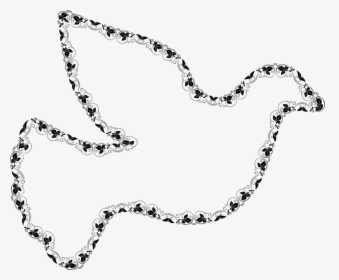 Chain,jewellery,body Jewelry - Black And White Peace Corner, HD Png Download, Free Download