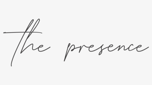 Presence Title Only Edit - Calligraphy, HD Png Download, Free Download