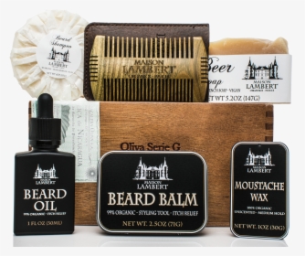 Ultimate Beard Kit In Wood Cigar Box"  Class="lazyload - Maison Lambert Beard Kit, HD Png Download, Free Download