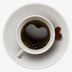 Heart Coffee Png, Transparent Png, Free Download