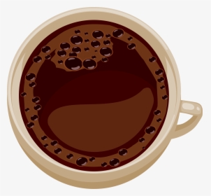 Coffee Cup Clipart Png Top View , Png Download - Top Hot Chocolate Transparent Background, Png Download, Free Download