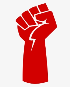 Red Fist Clipart - Transparent Raised Fist Png, Png Download, Free Download