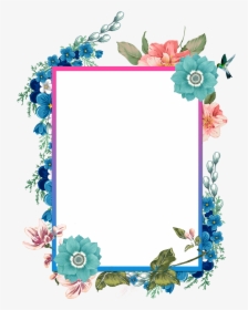And Beautiful Painted Hand Watercolor Frames Borders - Beautiful Borders And Frames, HD Png Download, Free Download