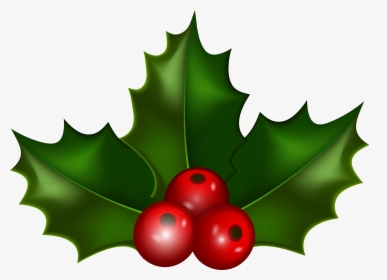 Holly Leaf Christmas Clip Art Gallery High-quality - Christmas Holly Corner Clipart, HD Png Download, Free Download
