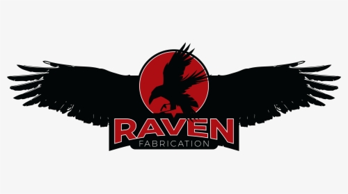 Raven Logo With Long Wings - Raven Fabrication Logo, HD Png Download, Free Download