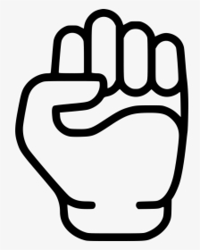 Fist Kulak Knuckle Will Willpower Hand Svg Png Icon - Hand Mouse Pointer, Transparent Png, Free Download