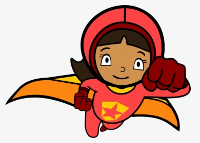 Wordgirl One Fist Forward - Word Girl Super Hero, HD Png Download, Free Download
