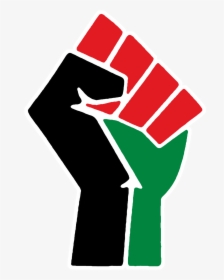 Black Power Fist Clipart - Red Black Green Fist, HD Png Download, Free Download