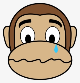 Crying Monkey Emoji, HD Png Download, Free Download