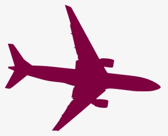 Airplane Aircraft Silhouette Clip Art - Clear Background Airplane Transparent Background, HD Png Download, Free Download