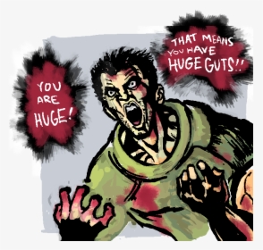 That Means You Have Huge Guts - Doomguy Rip And Tear Face, HD Png Download, Free Download