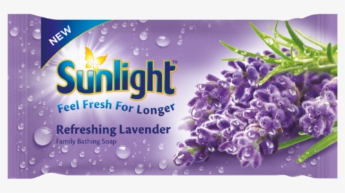 Sunlight Refreshing Lavender Family Bathing Soap - Sunlight Lively Lemon, HD Png Download, Free Download