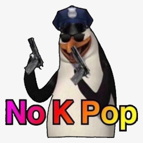 No K Pop - No Kpop Penguin, HD Png Download, Free Download