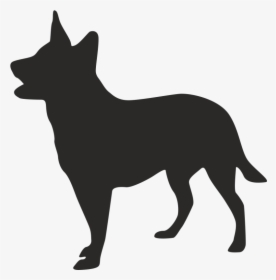 Australian Shepherd Dog Silhouette Plasmaspidercom - Australian Cattle Dog Silhouette, HD Png Download, Free Download