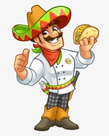 Transparent Taco Man Clipart - Mexican Taco Man, HD Png Download, Free Download