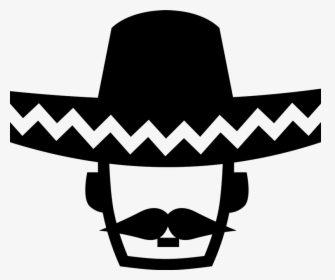 Silhouette Sombrero Clipart, HD Png Download, Free Download