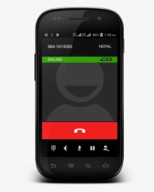 Phone Calling In Android By Entering Any Number - Android Phone Call Png, Transparent Png, Free Download